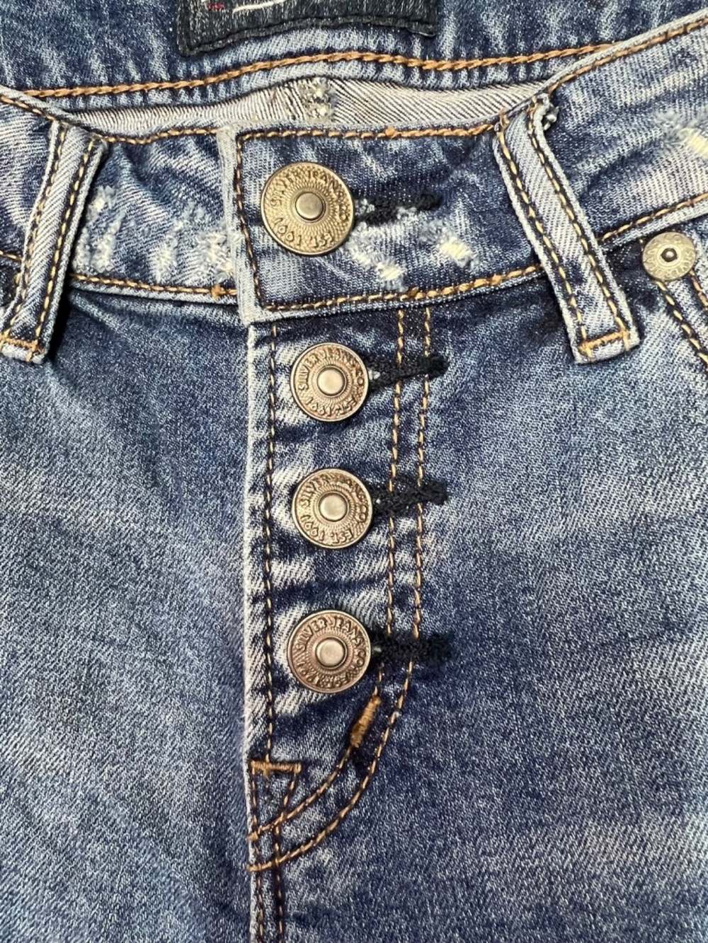 NWT🤩 |•SILVER JEANS•| Avery Slim Crop Jeans Size 27 - Picture 7 of 11